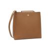 Tory Burch Emerson Double T Logo Minimalist Fashion Bucket Bag Women Shoulder Bag Brown 134840-909