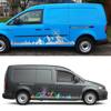 Car Mountain Styling Stickers For Volkswagen VW Caddy MK1 MK2 MK3 MK4 4 3 2 Maxi Kombi Van Camper Vargo Graphics Auto Decal