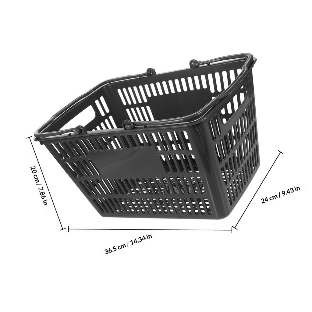 1Pcs Strong Bearing Storage Basket Corrosion Resistant Portable Shopping Basket Ideal Organizer for Spices Jars Bath Items