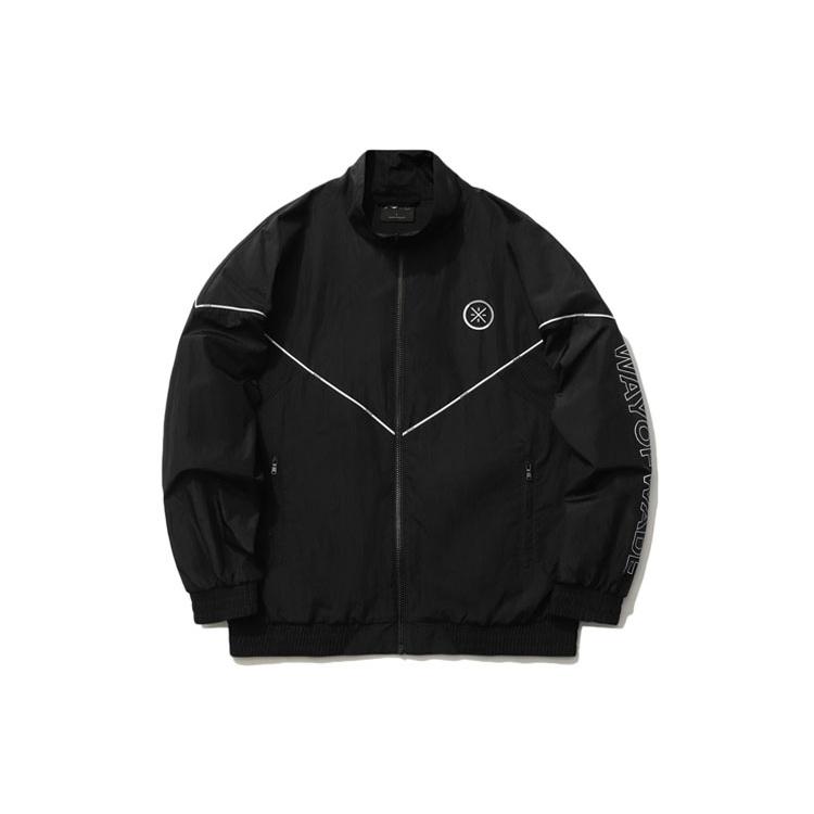 Li-Ning Way Of Wade Logo Sports Jacket  Black  Men s AJDR193-1 XS