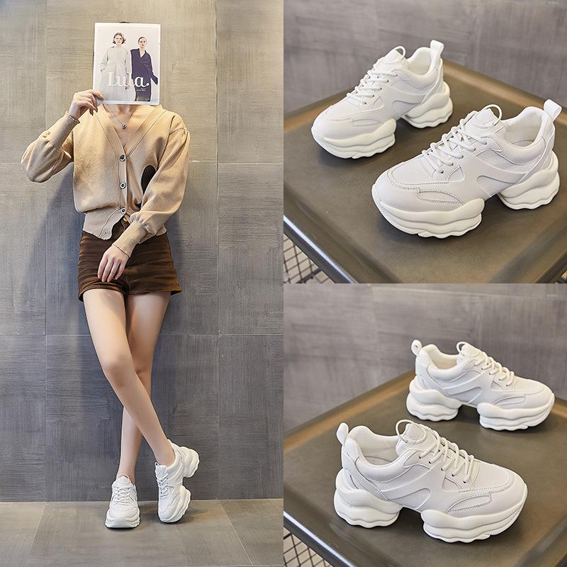 Daddy shoes women s new versatile casual shoes women s thick-soled breathable casual sneakers 34