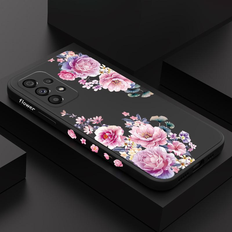 Satin Brocade Case For Samsung Galaxy A73 A53 A33 A23 A13 A03 A72 A52 A52S A32 A22 A12 A02 A02S A71 A51 A31 A21S 4G 5G Cover