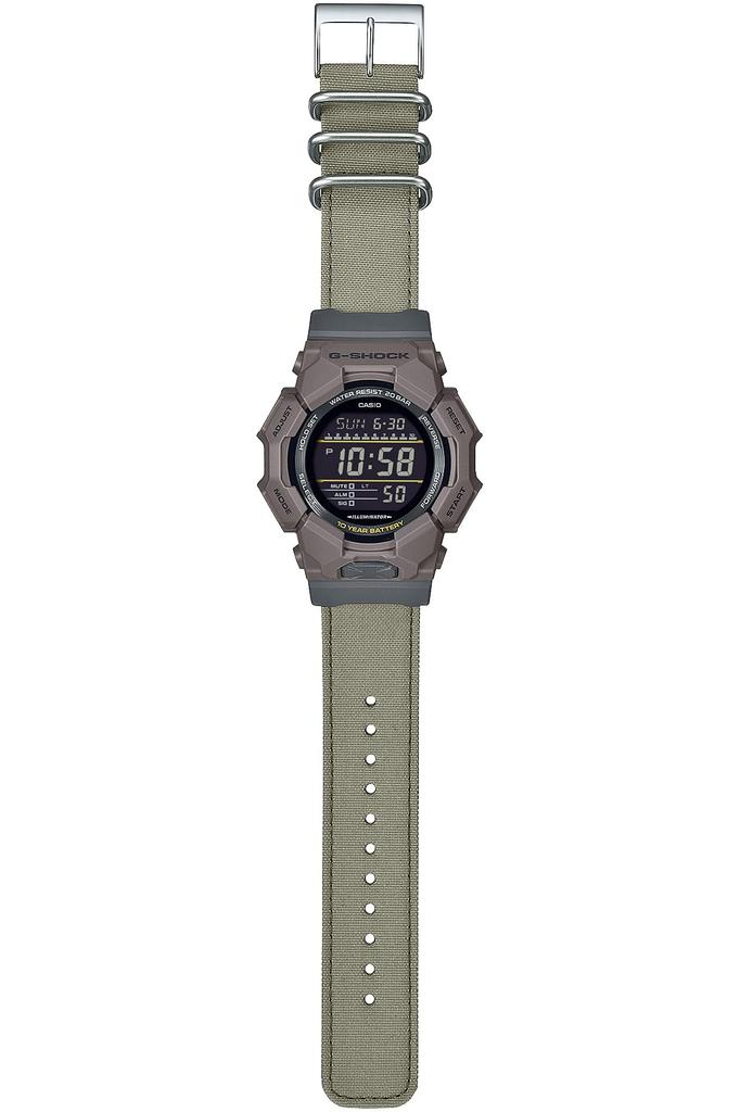 Casio Watch Made with Biomass Plastic G-Shock GD-010CE-5JF Men's Brown, CORDURAre/cor