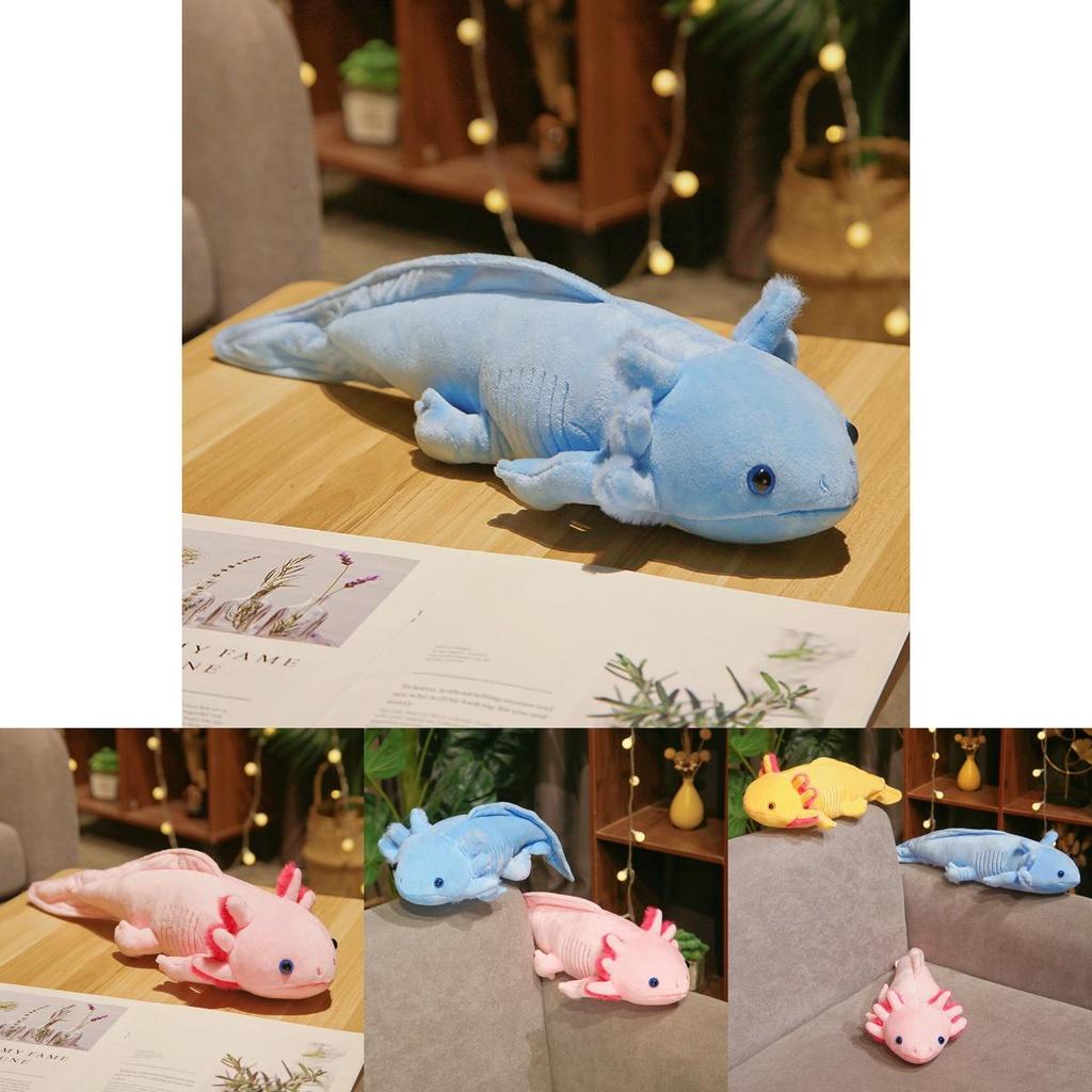 Axolotl Plüschtier Weich und Kuschelig Hexagonales Dinosaurierspielzeug für Kinder