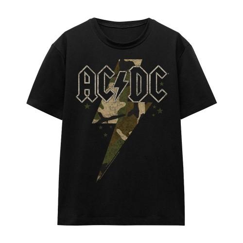 AC/DC Unisex Adult Camo Bolt T-Shirt