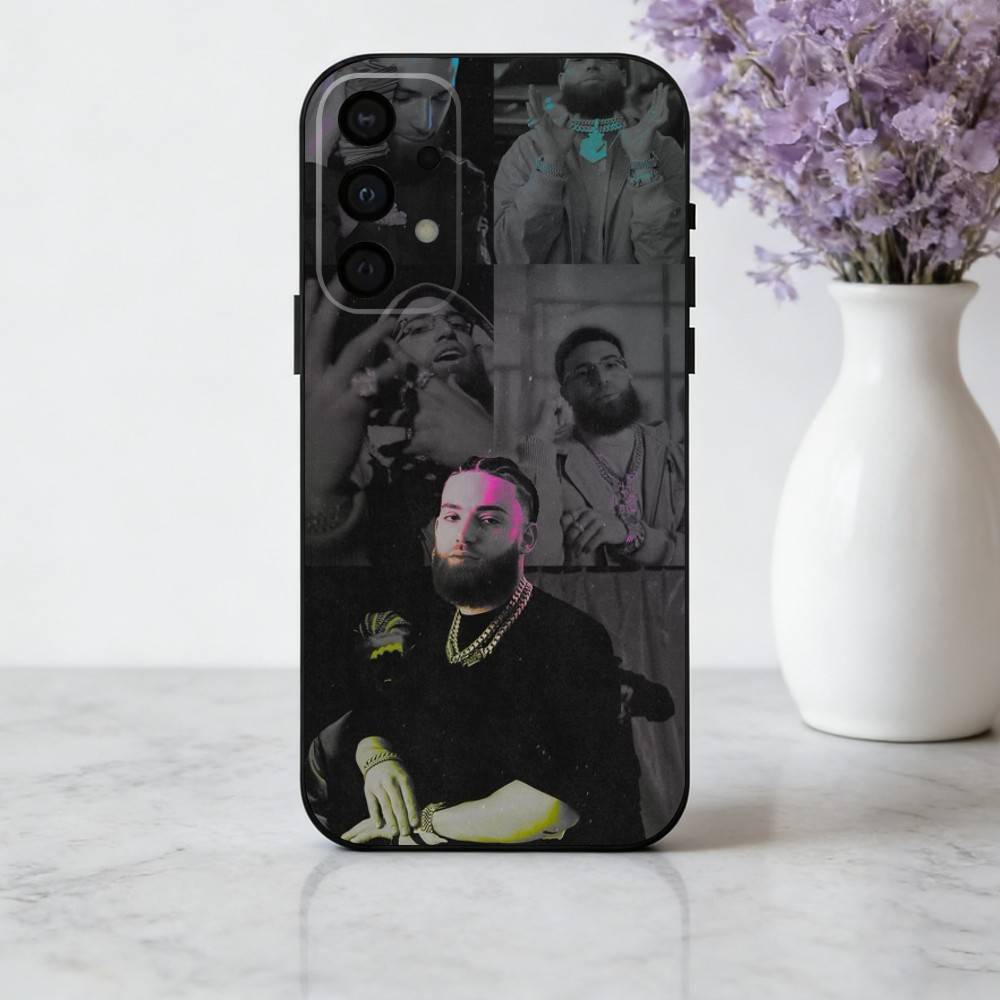 Rapper H-HadesS 66S  Phone Case For Samsung Galaxy A73,A72,A71,A70,A53,A52,A51,Soft Silicone Black Cover