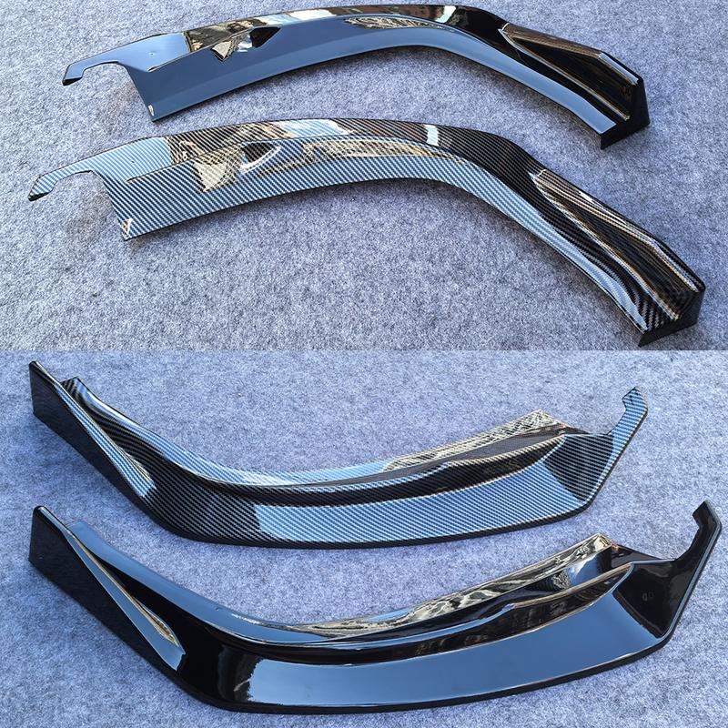 Gloss Black Car Front Bumper Lip Spoiler Air Chin Body Kit Splitter For BMW G20 3-Series 330e 330i M340i 320i M-Sport 2023-2026