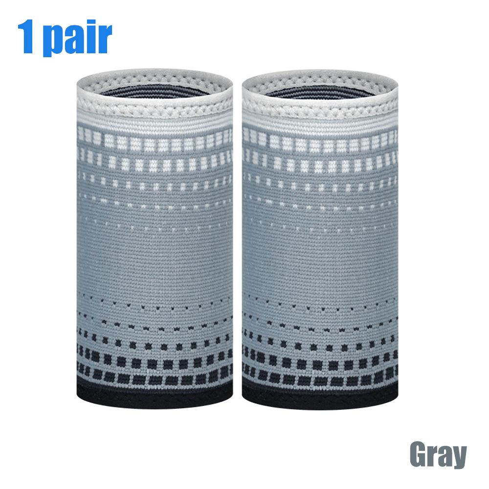 2-teiliges Armband aus Nylon, gestrickt, leicht, elastisch, atmungsaktiv, für Männer und Frauen, zum Schwitzen, für Sport, Training, Workout, Fitnessstudio