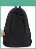 Style Lazy Chic Small Backpack With Nylon For Casual Travel