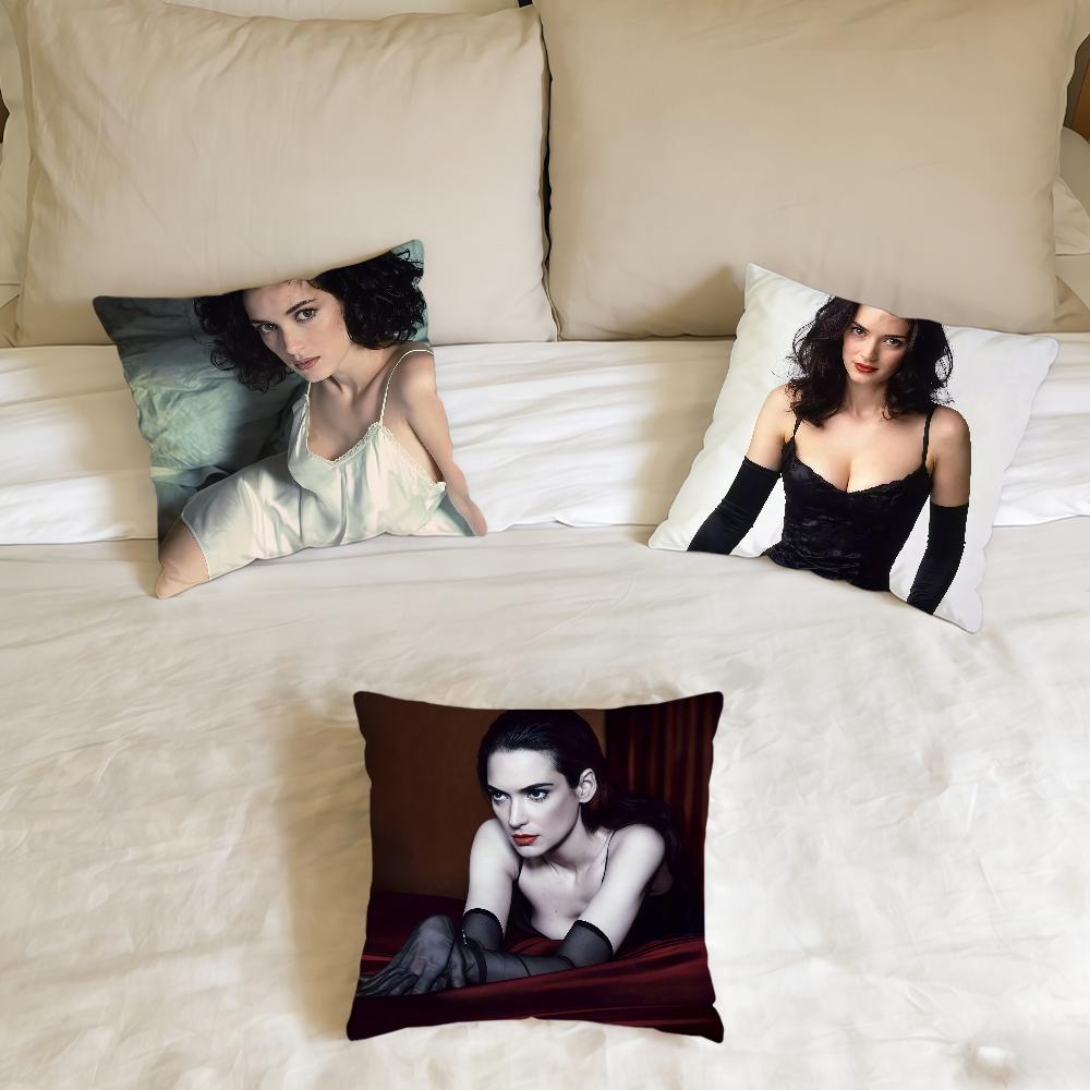 cushion cover Home Actor Office WWinona Birthday Anniversary Gifts Soft Skin RRyder Friendly Cushion Cover