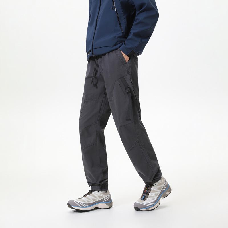 Outdoor Casual Loose Overalls Men's Spring and Autumn Leggings Youth Sweatpants Hong Kong Style Sweatpants B