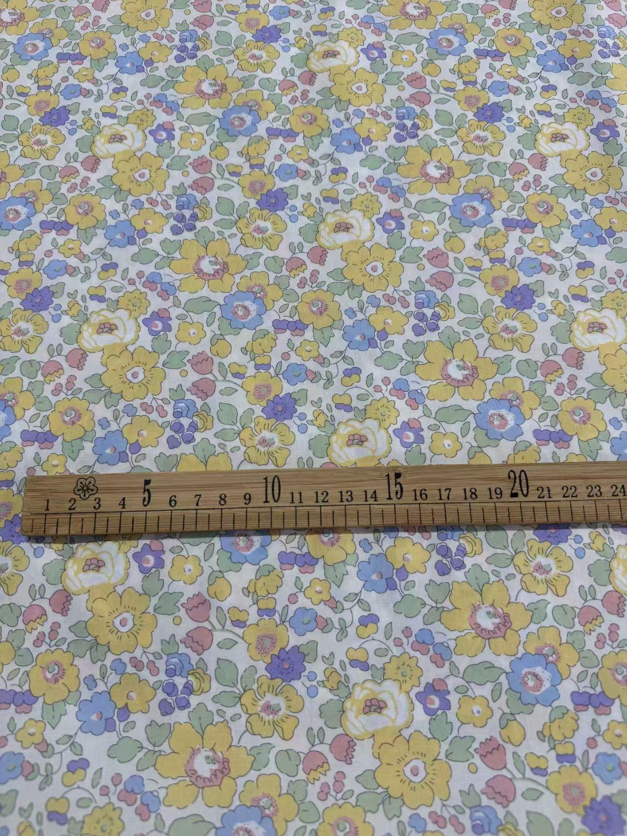 60S High-Density 100% Cotton Poplin Fabric 148 cm Width