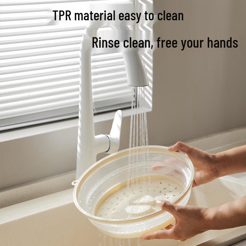 High-Temp Resistant Microwave Splatter Lid - Foldable, Oil-Proof & Multi-Functional Food Preservation Cover