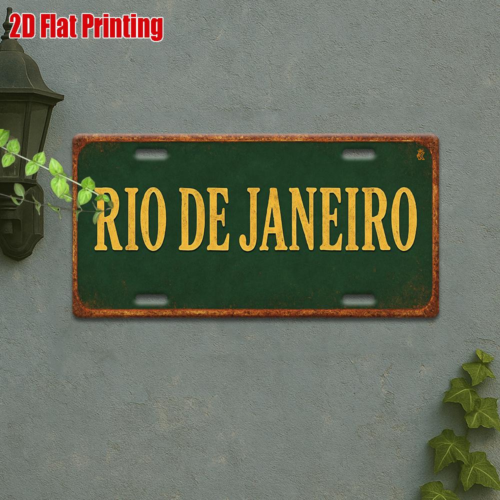 D Flat D Plane One D Plane Vintage Metal Amalfi Coast Italian Sign Inch X Inch Scenery Decoration Suitable F