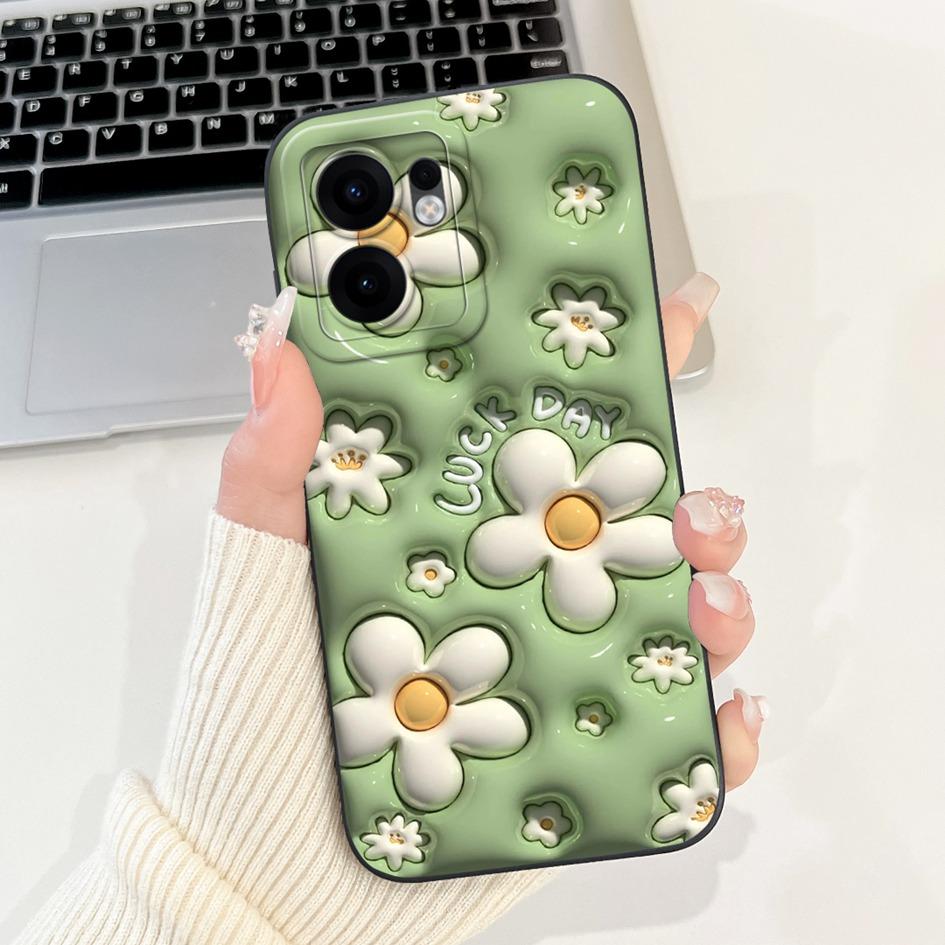 For Oppo Reno 13F 2025 Case Cute Rabbit Panda Flower Soft Silicone Shockproof Cover For OPPO Reno13 FS Fundas RENO13F Phone Case