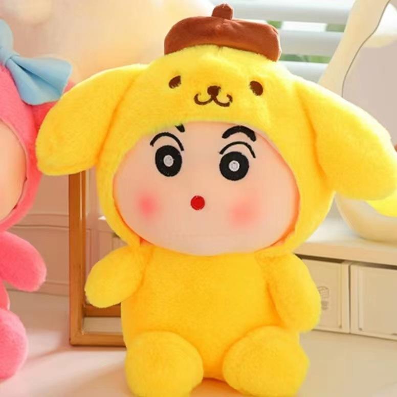 Cute Cross-Dressing Crayon Small New Doll Funny Small New Plush Toy Doll Children'S Gift Female Valentine