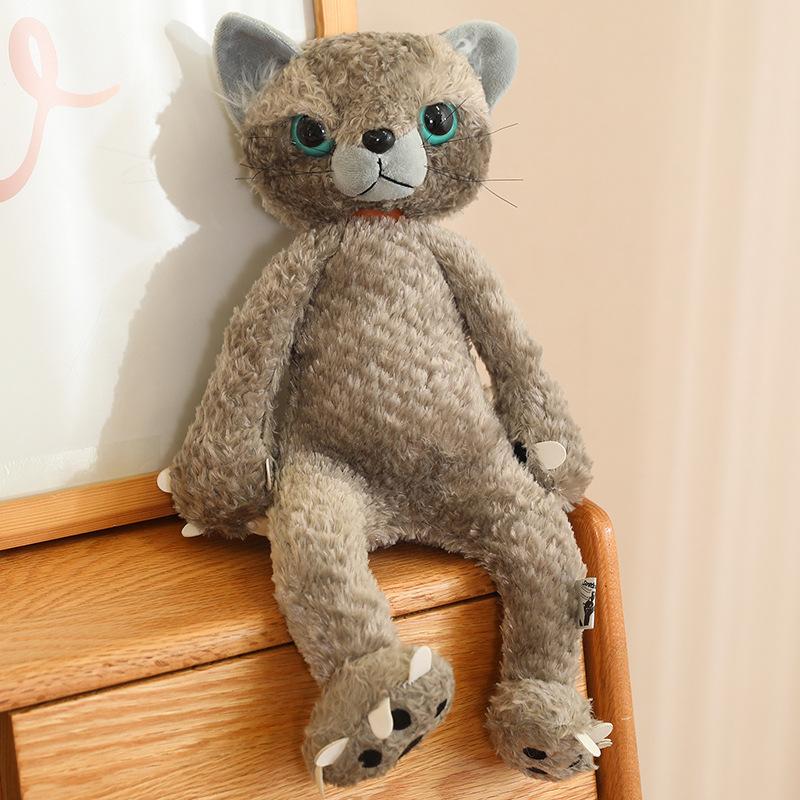 Japanese Funny Cat Plush Toy Doll Cross-border Personalized Stinky Face Cat Doll Simulation Cat Doll Gift