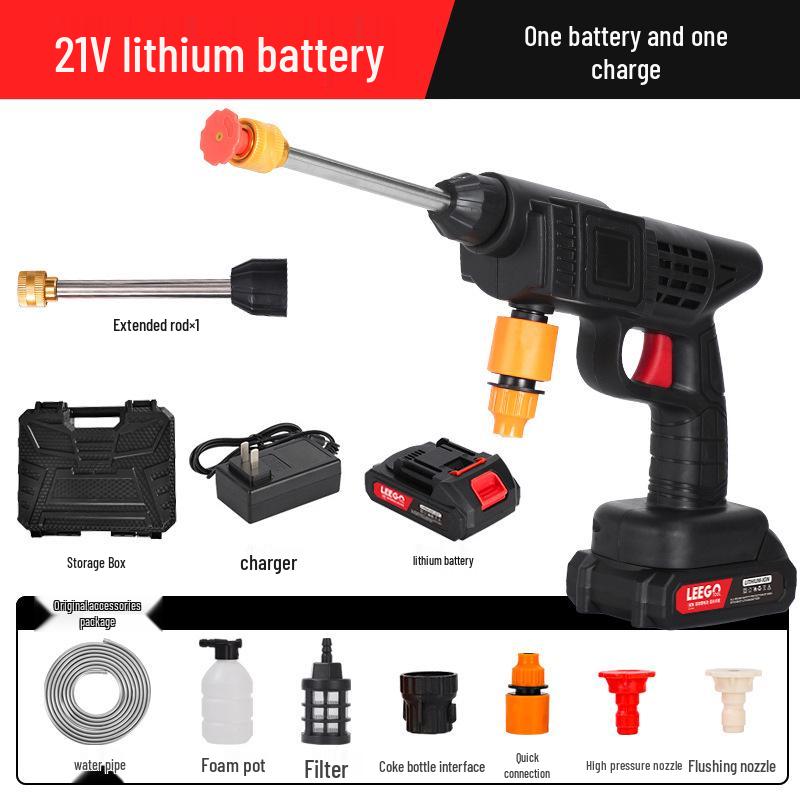 Cordless High-Pressure Portable Car Wash with Lithium Battery  