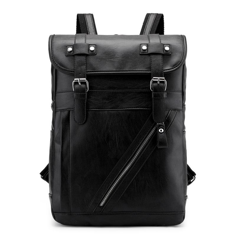 Men's Backpack Leisure Travel Large Capacity Men's Bag Korean Style Urban Street Outdoor Activities Bag Cover Backpack