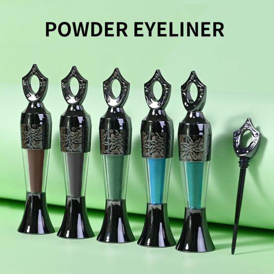 1/2/3/4Pcs Powder Eyeliner Long Lasting Waterproof Natural Smudge-proof Portable Women Eyeliner Pencil Girls Eye Makeup Tools