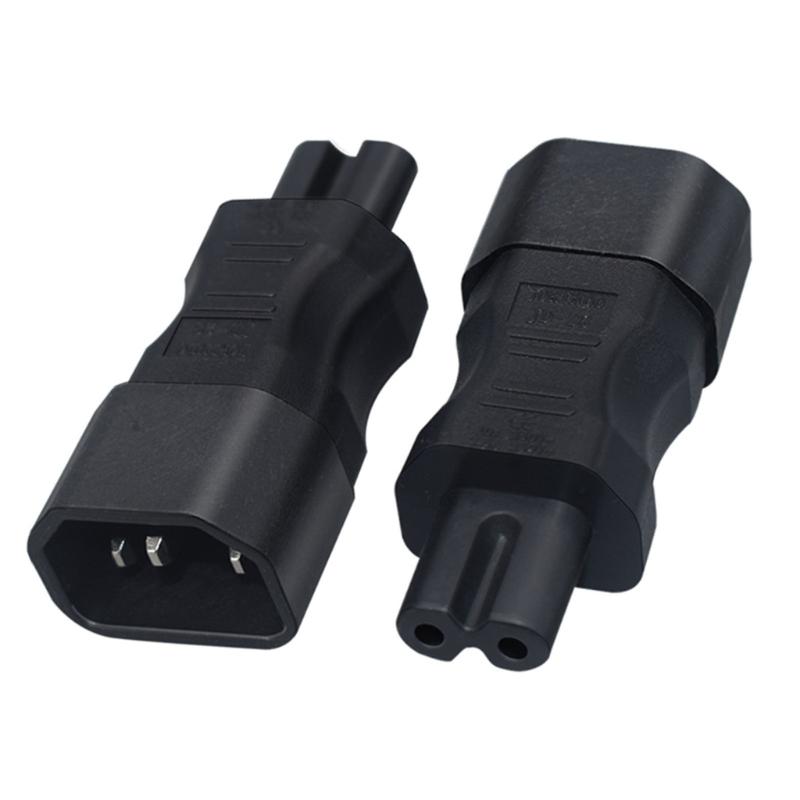 Portable Male To Female C14 To C13 Adapter C14 To C15/C14 To C5/C14 To C7 Power Cable Adapter Transfer Plugs ABS-made