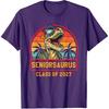 Seniorsaurus Class of 2027 Senior Funny Seniors 2027 T-Shirt