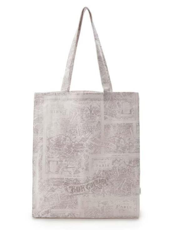 

[PARIS] Printed Canvas Tote