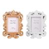 Bilderamme Antikk Fotoramme Liten Fotoramme Ornamentert Klassisk Bordplate Fotoramme Foto Bildeholder for Skrivebord Gave