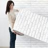 3D Faux Brick Decor Wall Sticker 70cmx100cm Waterproof Stain Resistant Self Adhesive Wallpaper Bedroom Indoor Home Wall Decor