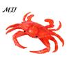 Kids Stress Relief Toy Simulated Lobster Model Squeaky Realistic Crab Squeeze Ball Home Office Desktop Decoration Photo Props Animal Shaped