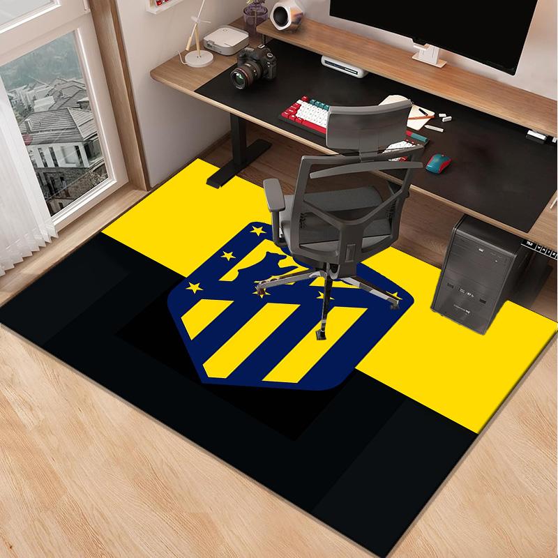 Club Atletico Mineiro Wappen Teppich, Stuhlunterlage, Teppich für Büro Schlafzimmer Wohnzimmer, Fußabtreter Dekoration Fan Geschenk Weihnachtsgeschenk