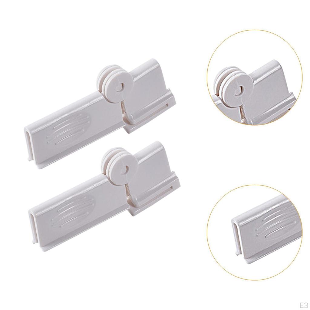 2Pcs Milk Carton Sealing Clip Boxed Drinks Clips Rotating Leakproof Food Bag Sealer for Travel