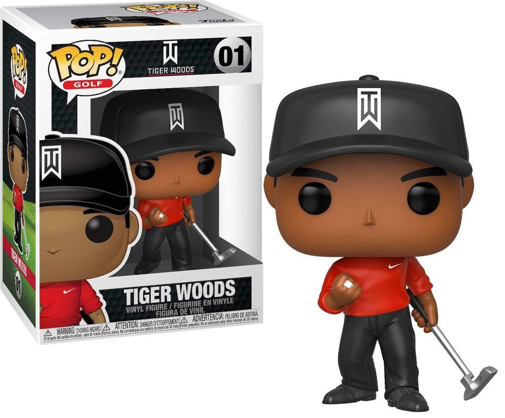 FUNKO Tiger Woods POP! GOLF (Red Shirt)