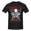 T-shirt Unisex Gen X La Generazione Badass Fantastica Cotone Vintage Uomo