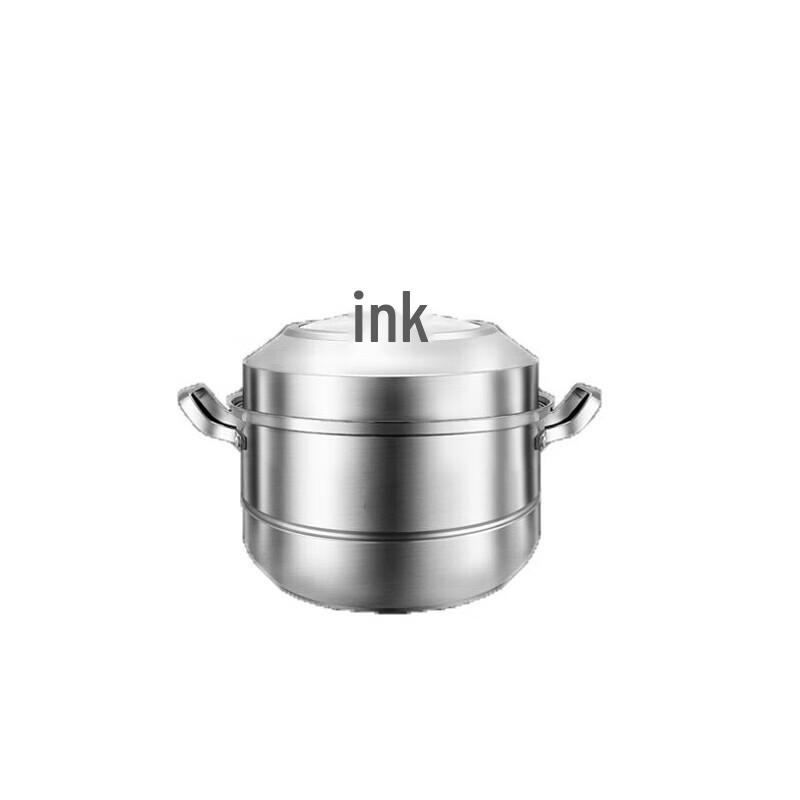 FATTBAO 32cm 2-Layer Stainless Steel Steamer Pot