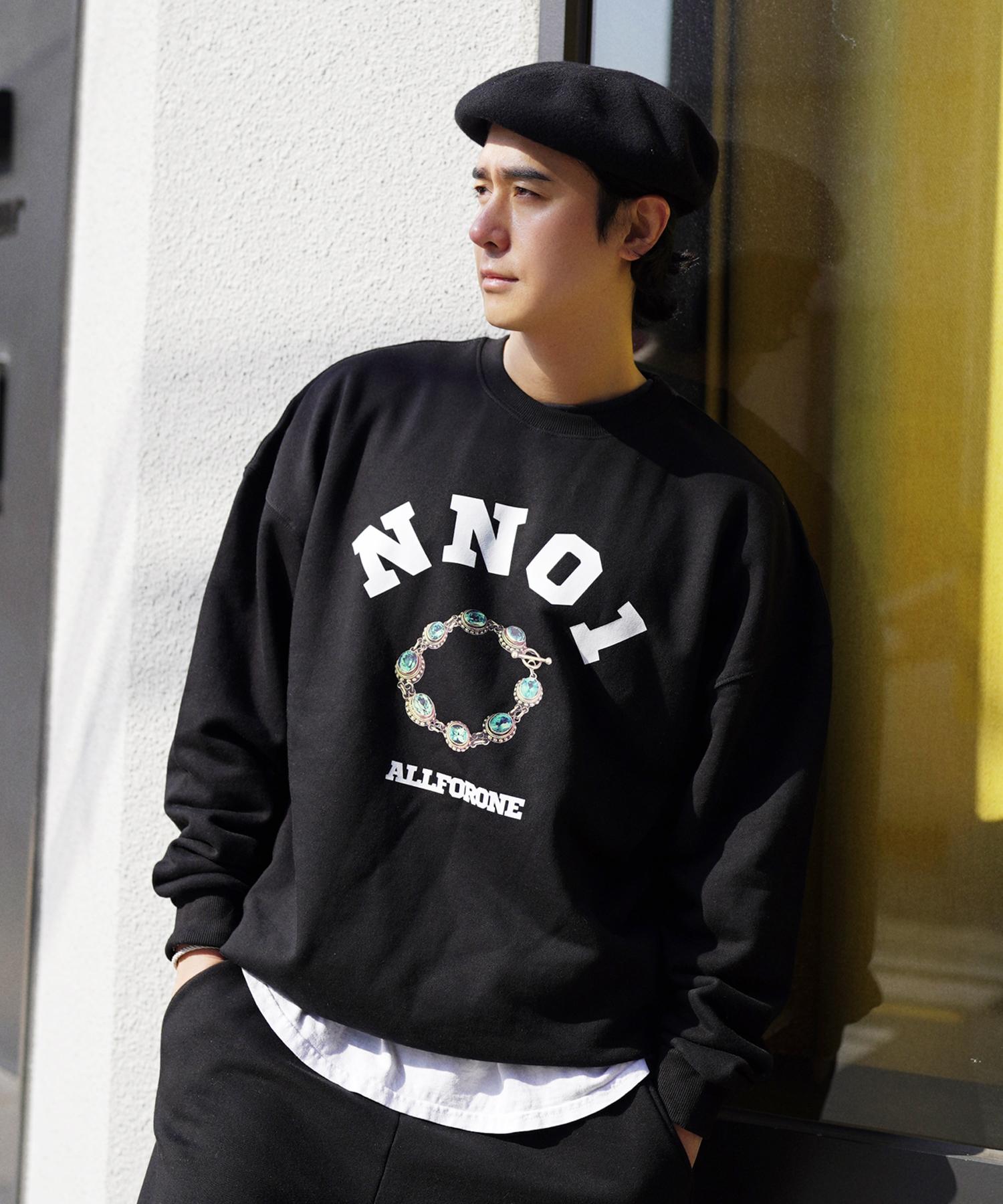 Cream Soda Lab Lab Nno1 Cr Necklace Sweatshirt Black M