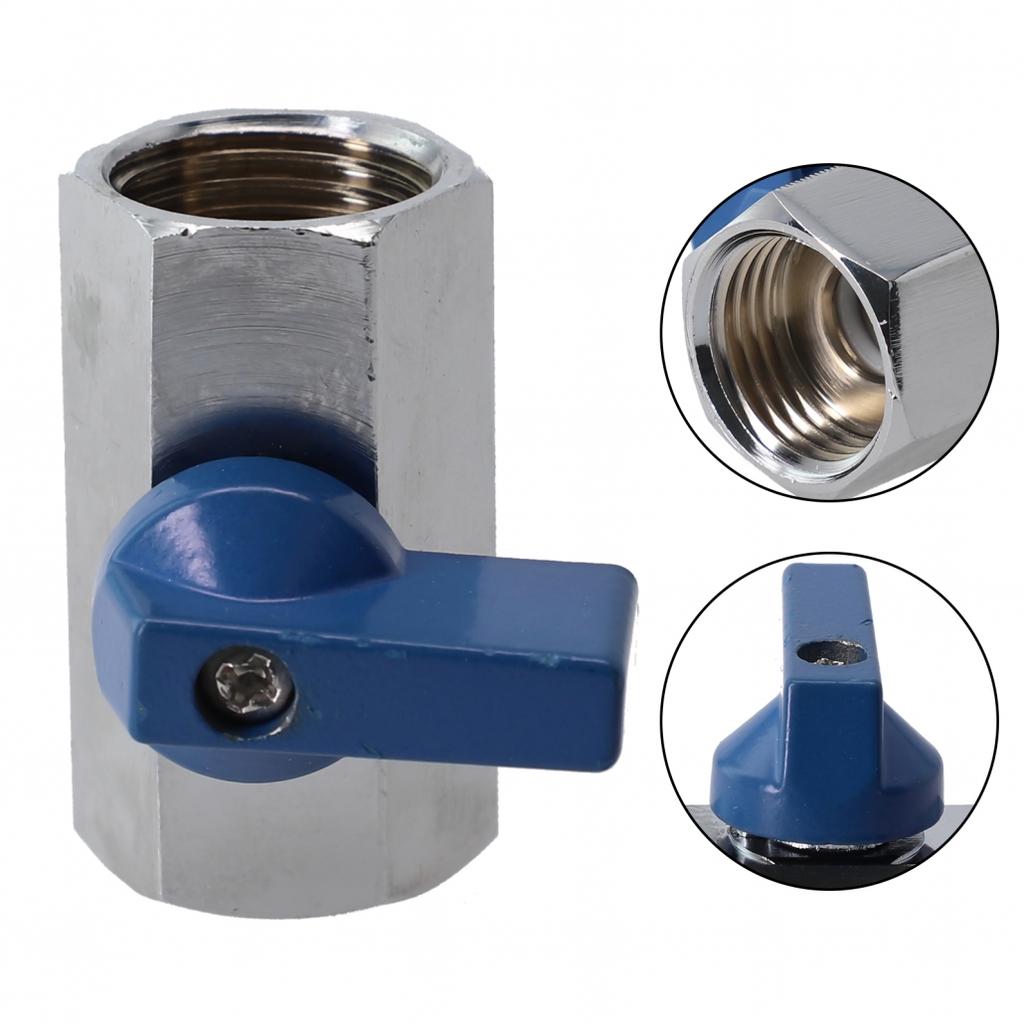 Rubinetto a Sfera di Chiusura Risparmio Idrico 1/4 -3/8 -1/2 Pollice Regolabile Nuovo di Zecca