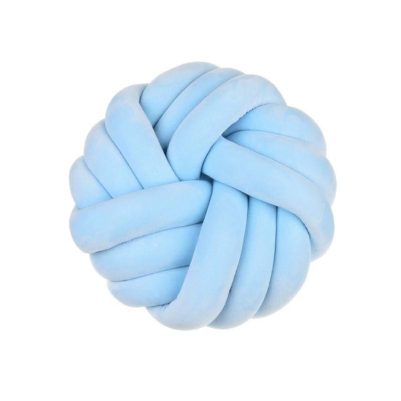 Green Handmade Knotted Ball Pillow Sofa Back Stuffed Cushion Cute Plush Throw Pillow Sofa Cushion Christmas Home Accessories