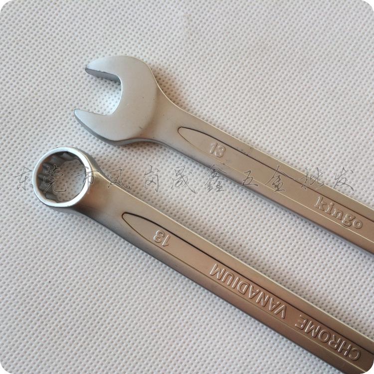 Dual-Use Wrench Set: 6-32mm/13mm CR-V Steel, Flower & Open-End Design
