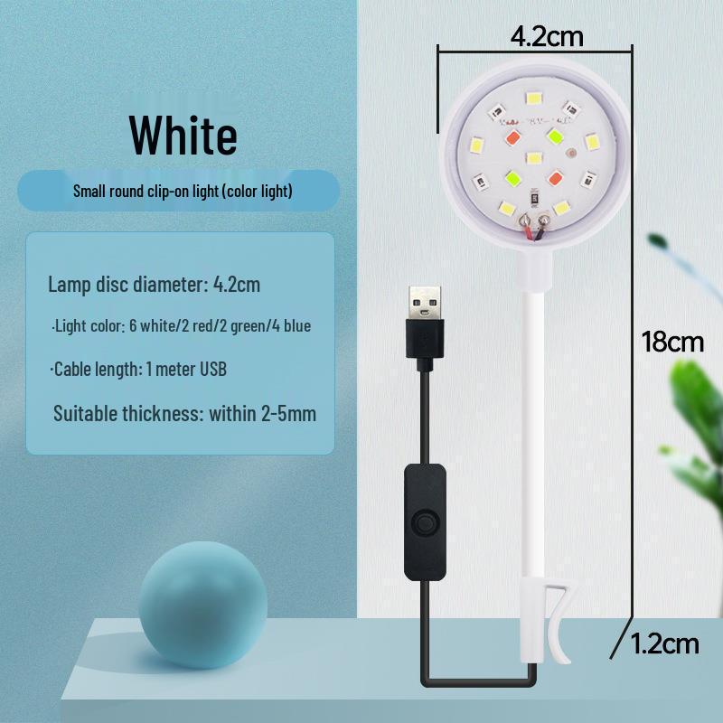 Mini LED USB Aquarium Light: Waterproof Lighting for Small Tanks and Aquatic Plants