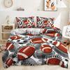 Three-Piece World Cup Football Quilt Cover Decorative Bedding Digital Printing Kit