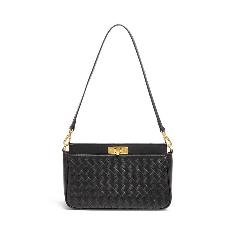 Ielgy Hand-Carrying Female Bag Fashion Casual Hand-Woven Bag Dating All-Match One-Shoul
