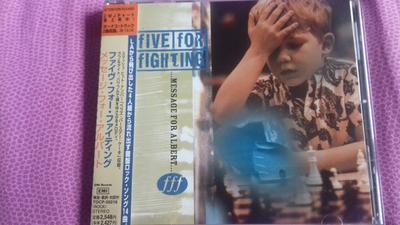 CD FIVE FOR FIGHTING - Message for Albert TOCP50216 EMI 1999 Japan Rock Used