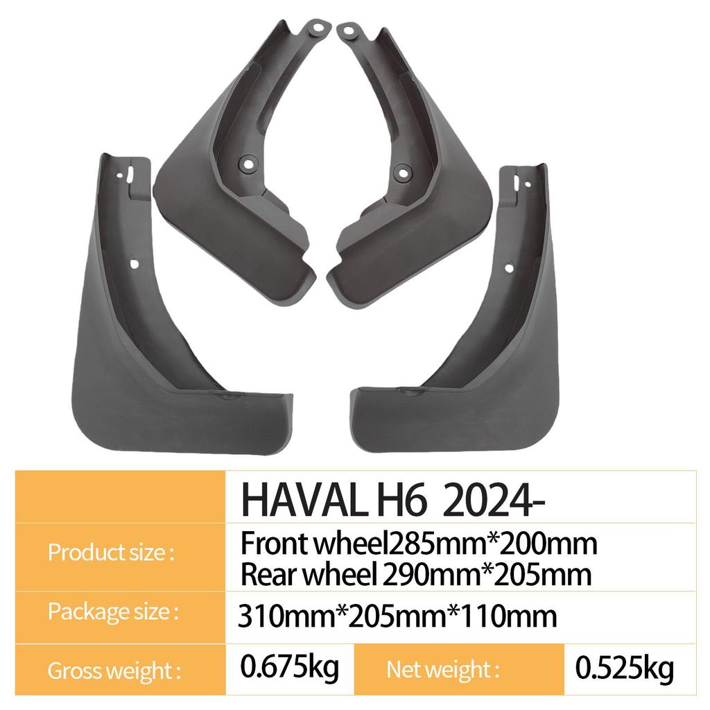 Compatible Mudguard for 2024 Great Wall Haval H6