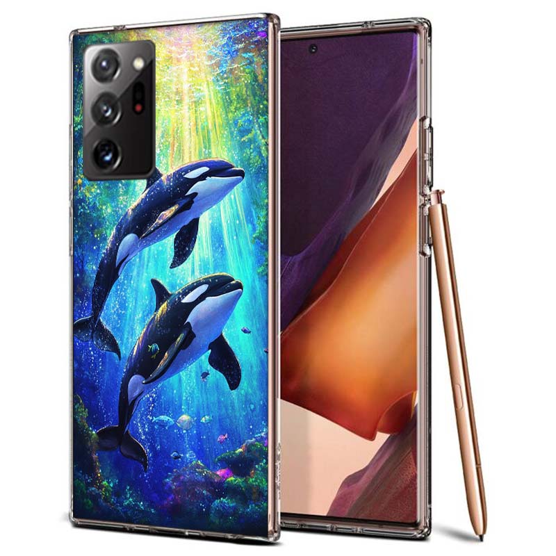 Facts About Killer Whales Phone Case for Samsung A55 A35 A25 A15 A07 A05S A16 A17 A26 A36 A37 A56 A57 Galaxy Note 20 10 A50S A71
