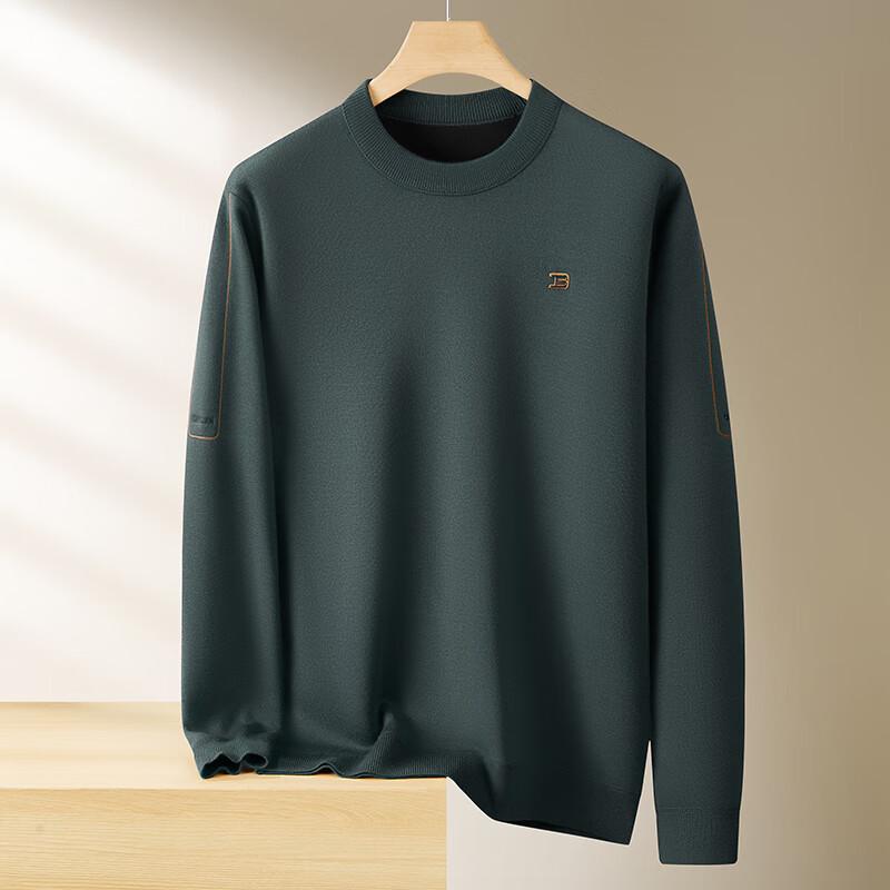 

DIBINZE Men s Plus Size Fleece-Lined Knit Sweater 5XL