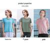 Women's Plus Size Quick-Dry Sports T-Shirt - Breathable, Short-Sleeve Yoga & Fitness Top