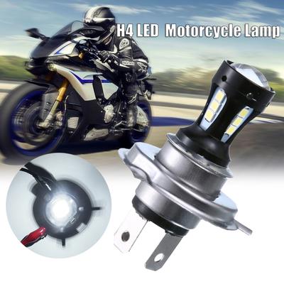 Motorcycle H4 3030 LED Hi-Lo Beam Headlight Head Light Lamp Bulb 6500K 12-24v