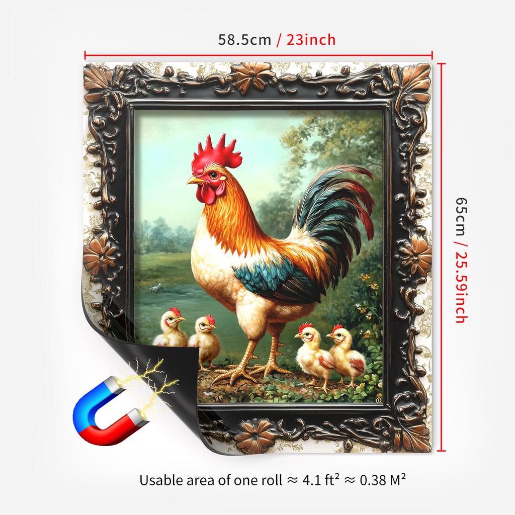 65X58.5Cm Household Dishwasher Magnetic Sticker Kitchen Home Refrigerator Magnetic Sticker