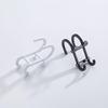 Ganci da Bagno Multifunzione - Porta Asciugamani, Spugna Doccia e Rasoio da Parete con Clip Sicure per Porte in Vetro - Ideale per Organizzare